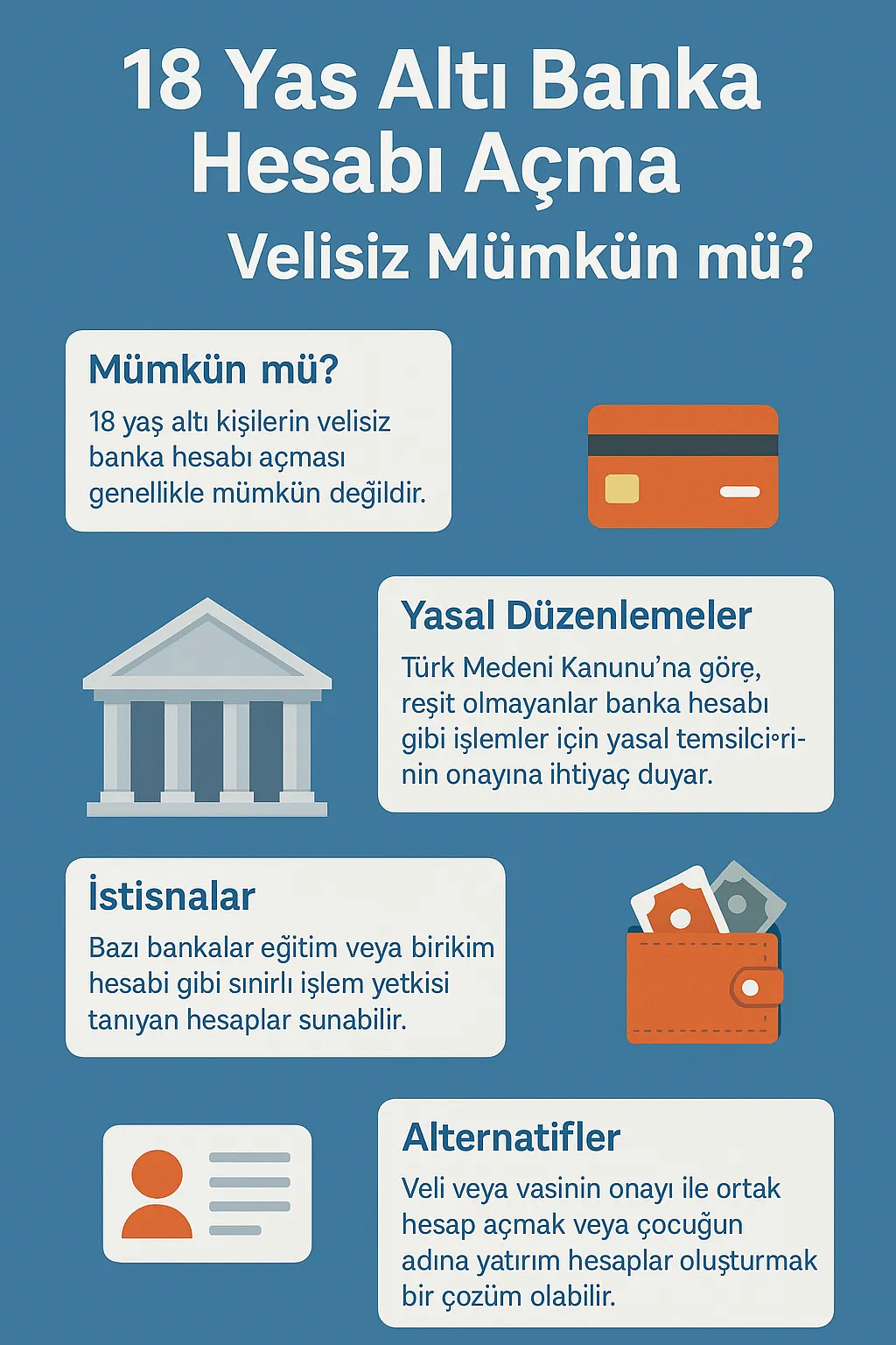 18 Yaş Altı Banka Hesabı Açma Velisiz Mümkün mü? 2025 Rehberi