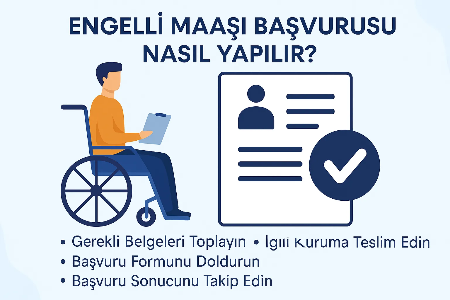 Engelli Maaşı Başvurusu Nasıl Yapılır? 2025 Rehberi ve Güncel Tutarlar