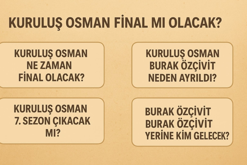 Kuruluş Osman Final mi Olacak? 7. Sezon Gelecek mi? Son Durum Ne?