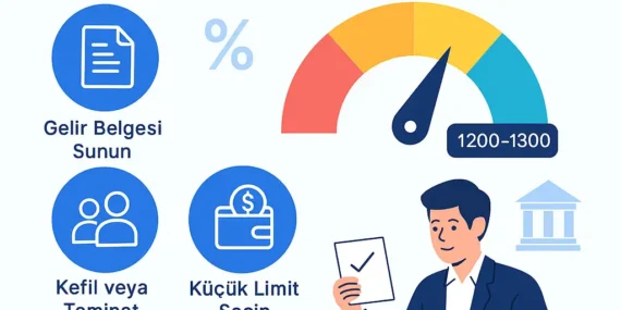 1200-1300 Kredi Notuna Kredi Veren Bankalar | 2025 Rehberi