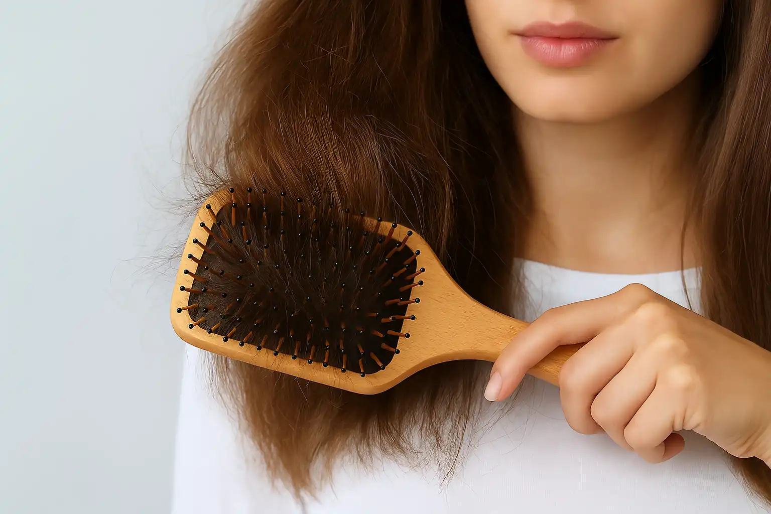 "Ahşap tarak kullanımı saç elektriklenmesini %60'a kadar azaltabilir."