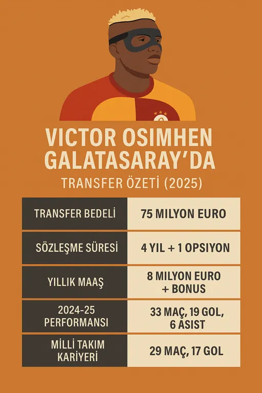 Osimhen Galatasaray’da! 75 Milyon Euro ile Transfer Rekoru