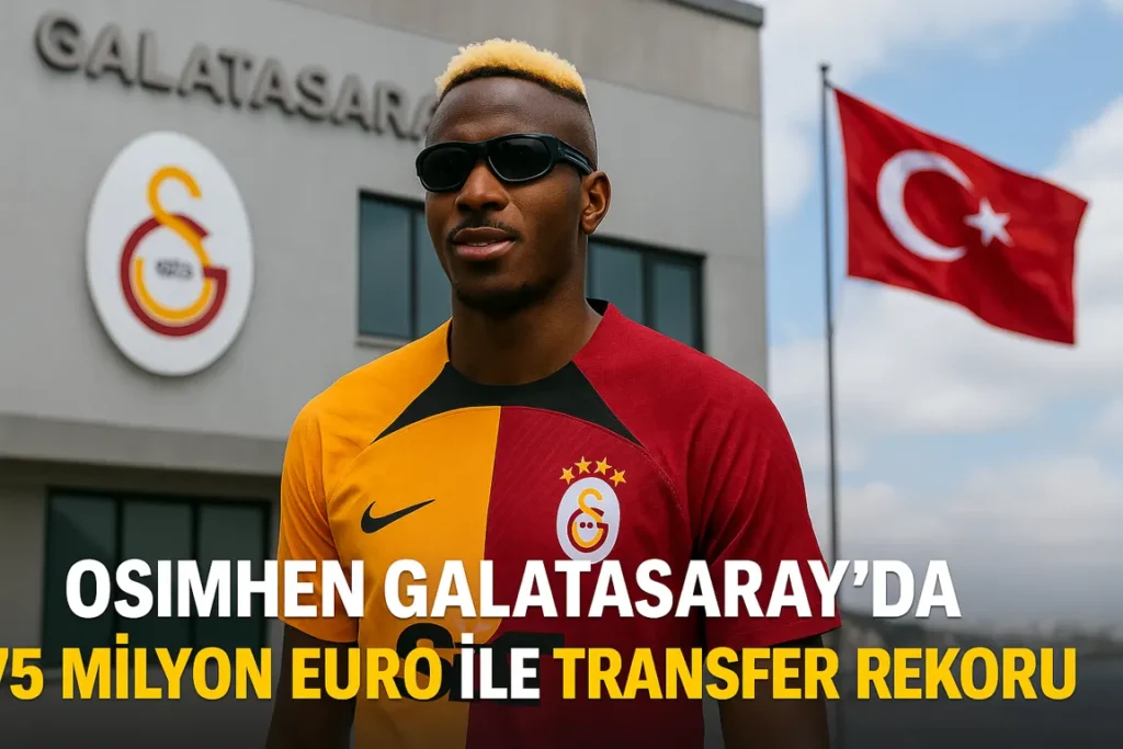 Osimhen Galatasaray’da! 75 Milyon Euro ile Transfer Rekoru