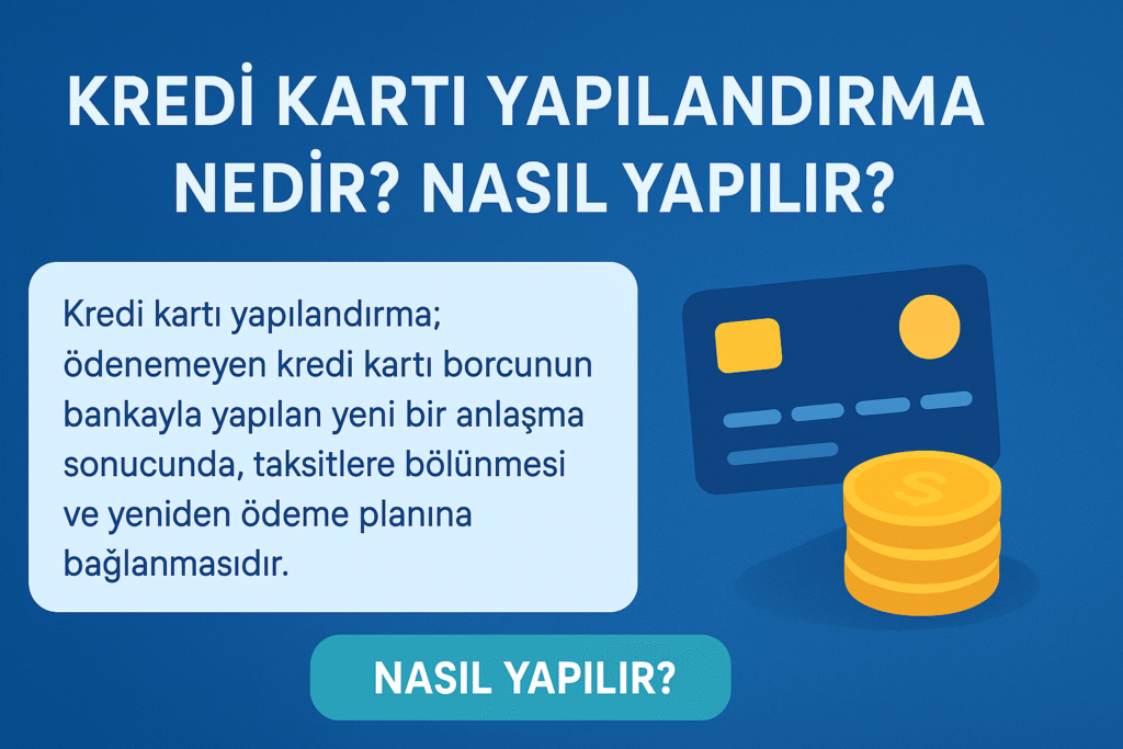 Kredi Kartı Yapılandırma Nedir, Nasıl Yapılır? (2025 Güncel Rehber)