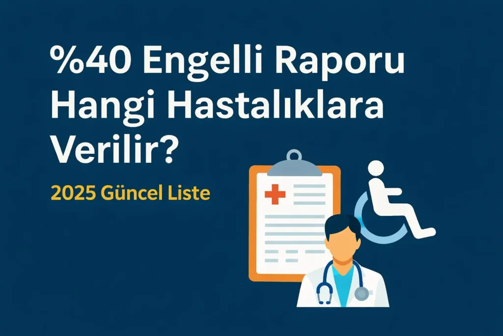Yüzde 40 Engelli Raporu Hangi Hastalıklara Verilir?