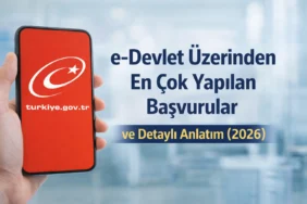 e-Devlet üzerinden en çok yapılan başvurular 2026 detaylı anlatım