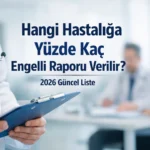Hangi hastalığa yüzde kaç engelli raporu verilir 2026 güncel liste