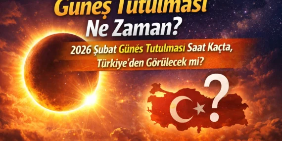 Güneş Tutulması Ne Zaman? 2026 Şubat Güneş Tutulması Saat Kaçta, Türkiye’den Görülecek mi?