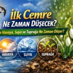 ilk cemre ne zaman düşecek