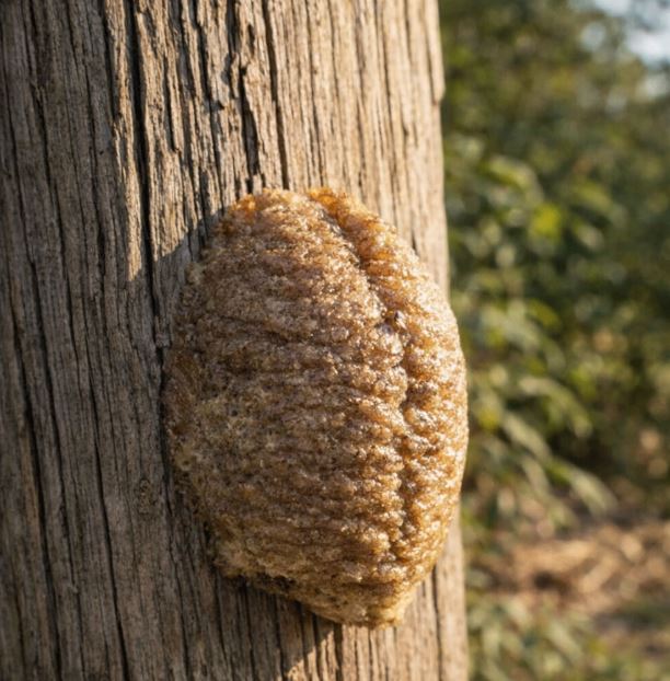 Strange Foam-Like Object on Your Fence? Here’s What It Might Be