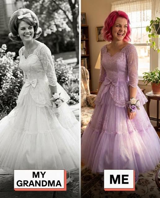 I Wore My Grandmother’s Prom Dress to Honor Her — Then a Hidden Note in the Hem Revealed an Unexpected Truth