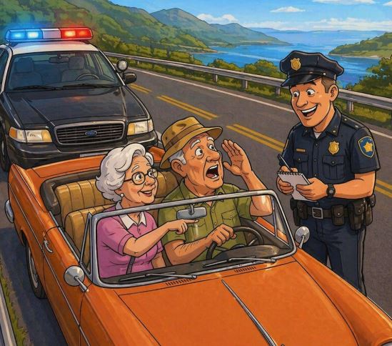 A Retirement Road Trip, a Traffic Stop, and a Moment They’ll Never Forget