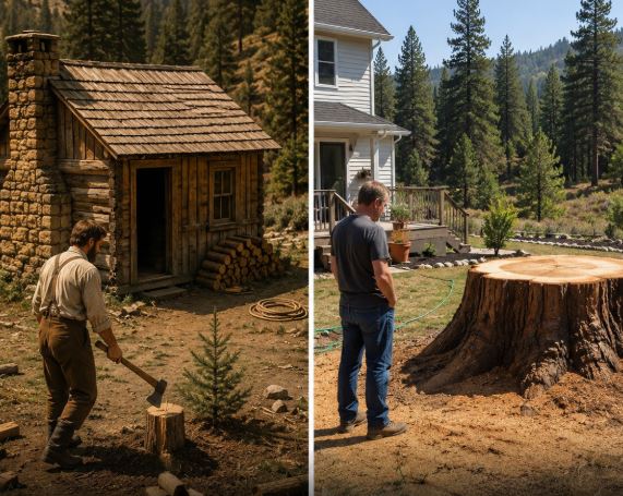 While We Were Away, Our Neighbor Removed a Tree That Meant Generations to My Family—So I Responded in a Way He Didn’t Expect