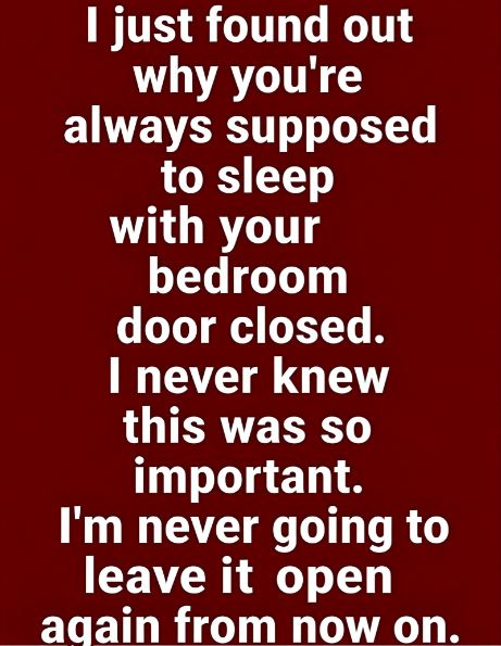 Why Sleeping With Your Bedroom Door Closed May Be an Important Home Safety Habit