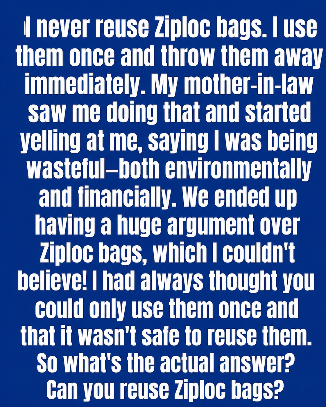 Can You Wash and Reuse Ziploc Bags? Here’s When It’s Safe—and When It’s Not