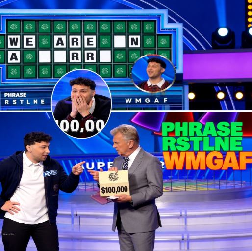 Wheel of Fortune Contestant Wins $100,000 as His Heartfelt Celebration Captures Viewers’ Attention