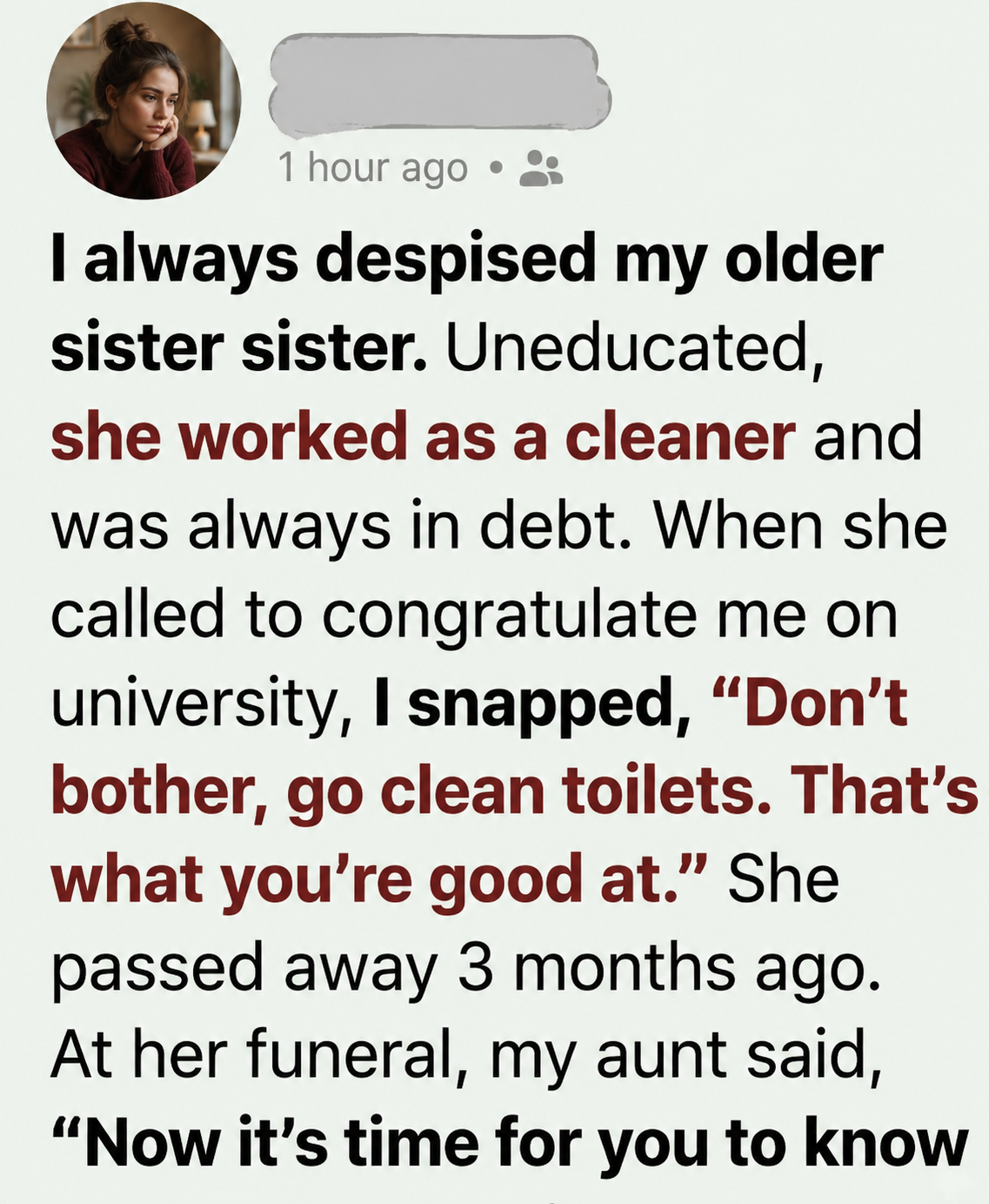 I Never Realized What My Sister Gave Up for Me Until It Was Too Late