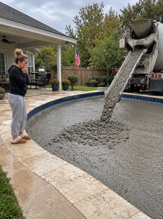 My Neighbor Damaged the Pool My Husband Built—Then Had to Help Restore It