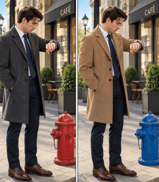 Spot the Difference: Find the Small Change in the Man Checking His Watch